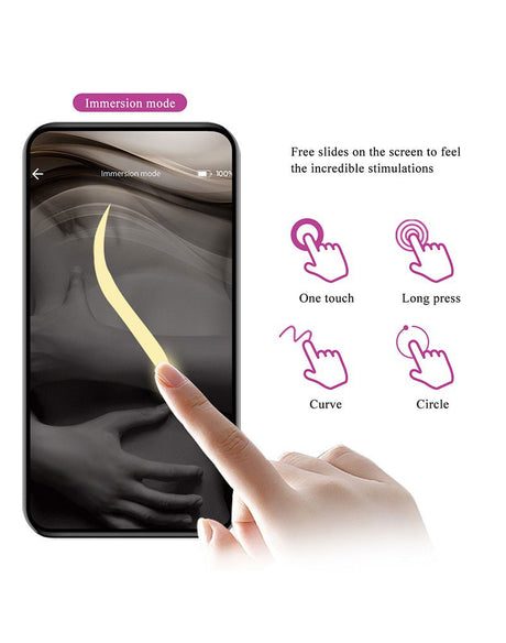 Pretty Love - Baird - Draagbare G-Spot Vibrator met App-bediening - Paars