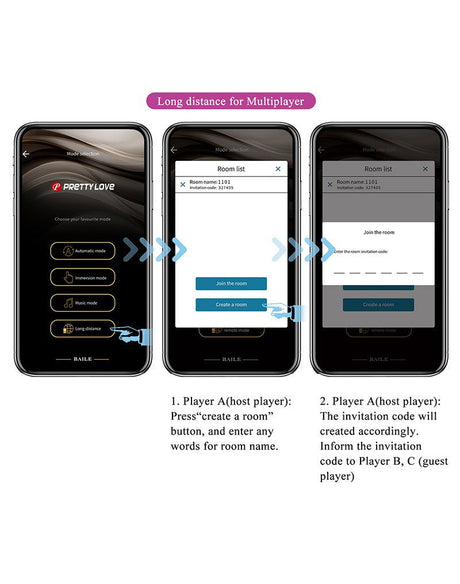 Pretty Love - Baird - Draagbare G-Spot Vibrator met App-bediening - Paars