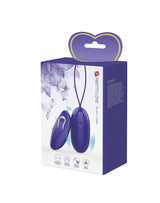 Pretty Love - Berger-Youth - Ei-vibrator met afstandsbediening - Blauw