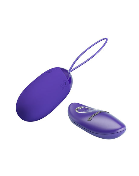 Pretty Love - Berger-Youth - Ei-vibrator met afstandsbediening - Blauw
