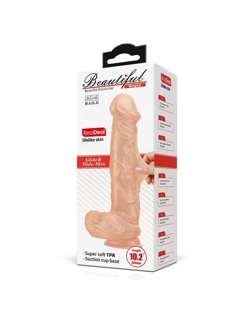Pretty Love - Bergrisi - Realistische Dildo 26 cm - Nude