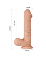 Pretty Love - Bergrisi - Realistische Dildo 26 cm - Nude