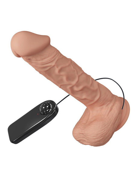 Pretty Love - Bergrisi - Realistische Vibrerende Dildo 26 cm - Nude