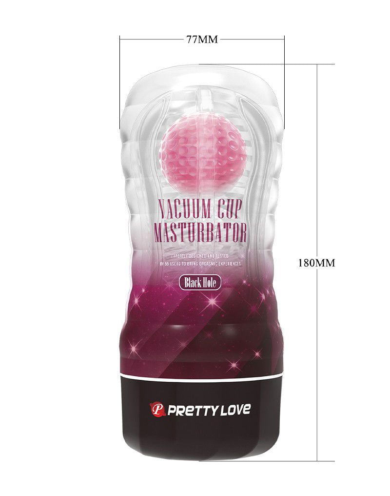 Pretty Love - Black Hole - Vacuüm Masturbator Cup - Roze