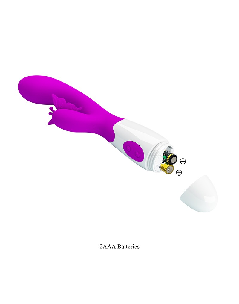 Pretty Love - Butterfly Kiss - Rabbit Vibrator - Roze