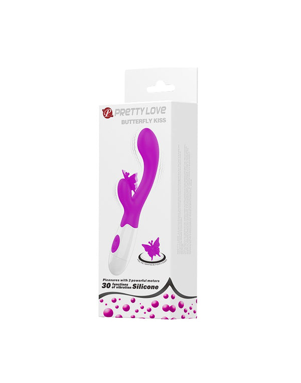 Pretty Love - Butterfly Kiss - Rabbit Vibrator - Roze