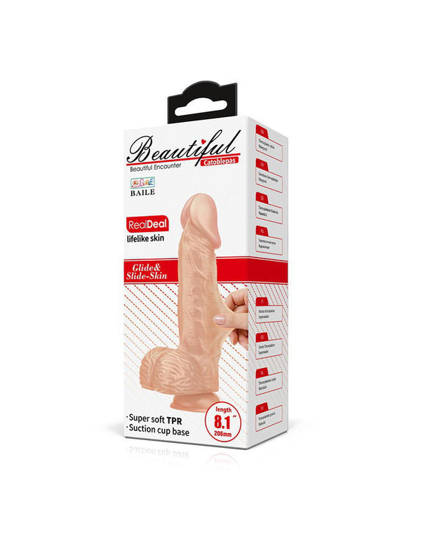 Pretty Love - Catoblepas - Realistische Dildo 20.6 cm - Nude