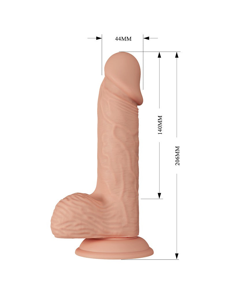 Pretty Love - Catoblepas - Realistische Vibrerende Dildo 20.6 cm - Nude