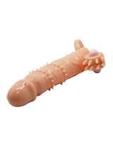 Pretty Love - Connor - Penis Sleeve Vibrator met Clitoris Stimulator - Nude