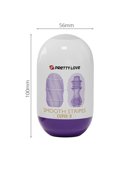 Pretty Love - Cupid X - Smooth Stripes - Masturbator - Paars, Wit