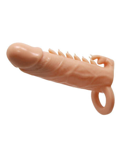 Pretty Love - Emmitt - Penis Sleeve met geribbeld ontwerp - Nude