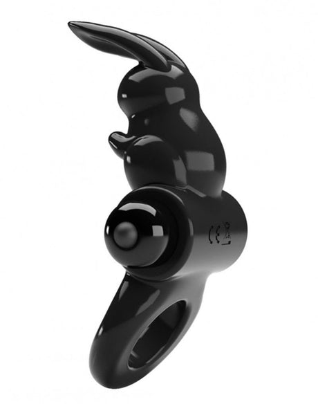 Pretty Love - Exciting Ring - Vibrerende Cockring - Zwart