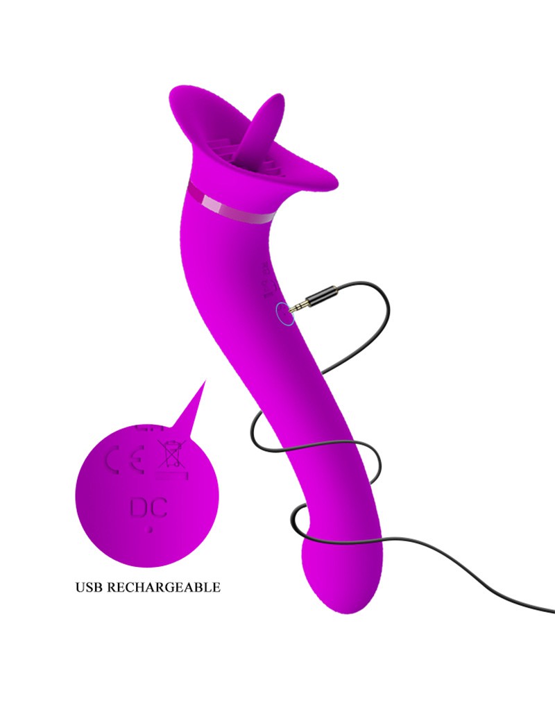 Pretty Love - Faust - Orale Seks Stimulator - Roze