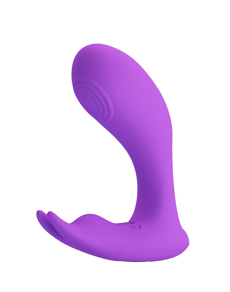 Pretty Love - Idabelle - G-Spot draagbare stotende vibrator met afstandsbediening - Paars
