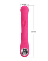 Pretty Love - Lamar - Rabbit Vibrator met Digitaal LED Display - Roze