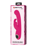 Pretty Love - Lamar - Rabbit Vibrator met Digitaal LED Display - Roze