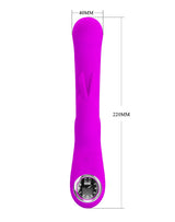 Pretty Love - Lamar - Rabbit Vibrator met Digitaal LED Display - Paars