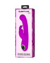 Pretty Love - Lamar - Rabbit Vibrator met Digitaal LED Display - Paars