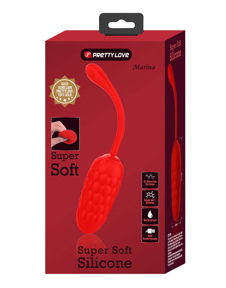 Pretty Love - Marina - Vibrerend Ei - Rood