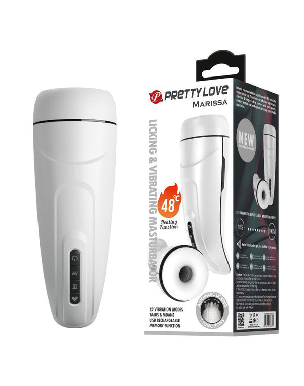 Pretty Love - Marissa - Automatisch Vibrerende Masturbator met Verwarmings-, Lik- en Kreunfunctie