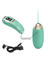 Pretty Love - Mina - Ei-vibrator met afstandsbediening - Blauw