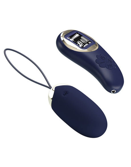 Pretty Love - Mina - Ei-vibrator met afstandsbediening - Donkerblauw