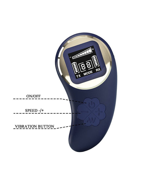 Pretty Love - Mina - Ei-vibrator met afstandsbediening - Donkerblauw