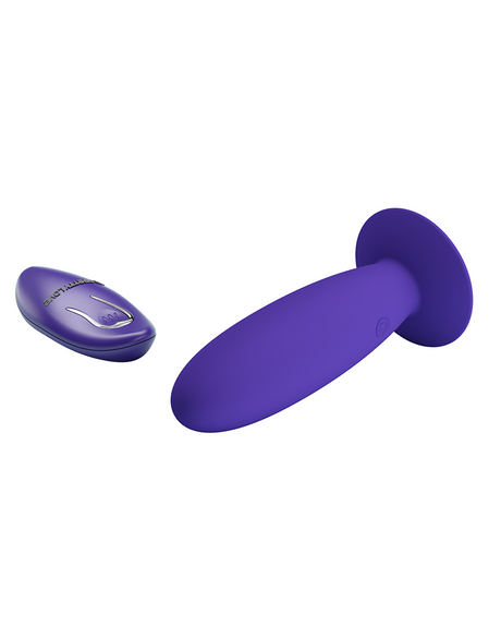 Pretty Love - Murray-Youth - Vibrerende Buttplug met Afstandsbediening - Paars