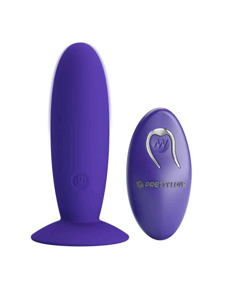 Pretty Love - Murray-Youth - Vibrerende Buttplug met Afstandsbediening - Paars