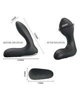 Pretty Love - Nasreddin - Anale stimulator met afstandsbediening - Zwart