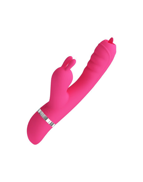 Pretty Love - Phoenix - Rabbit Vibrator met Zuigfunctie - Roze