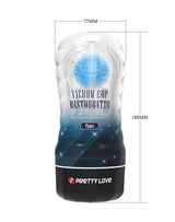 Pretty Love - Planet Blue - Vacuüm Masturbator Cup - Blauw