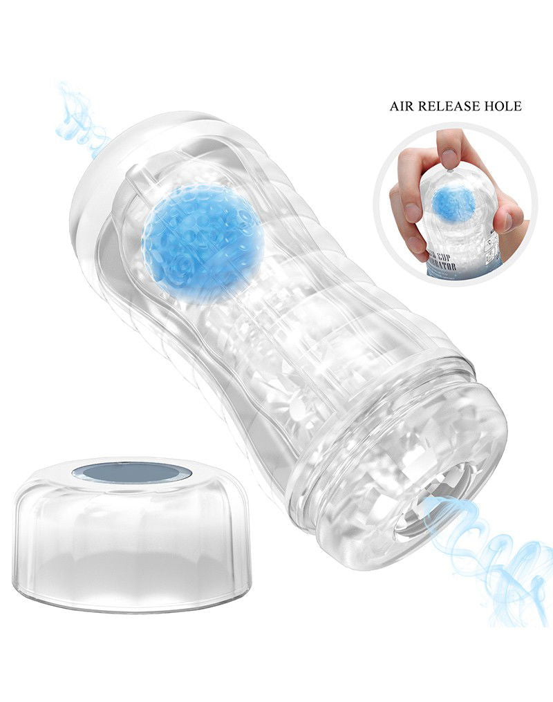 Pretty Love - Planet Blue - Vacuüm Masturbator Cup - Blauw