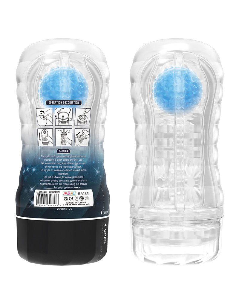 Pretty Love - Planet Blue - Vacuüm Masturbator Cup - Blauw