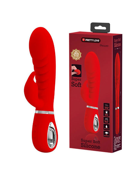 Pretty Love - Prescott - Rabbit Vibrator - Rood