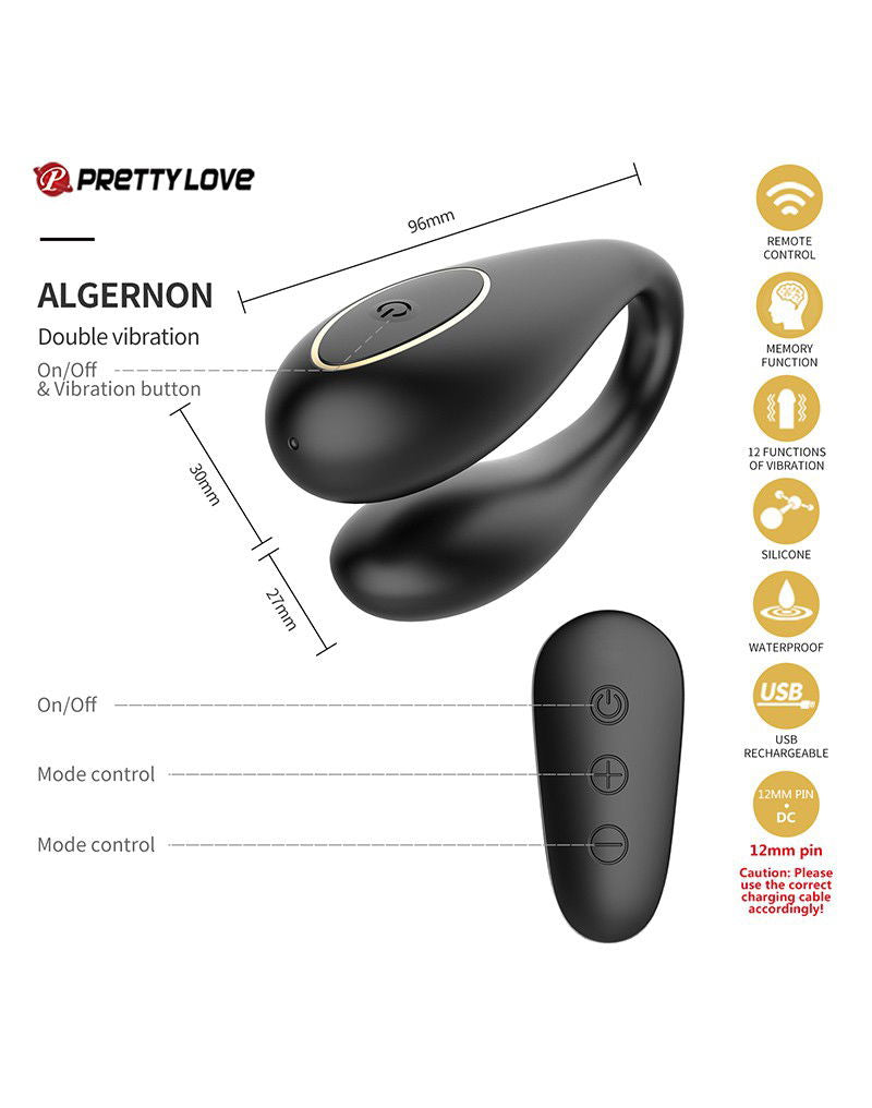 Pretty Love - Queens Luxury Collection - Vibrator - Afgewerkt met 18K Goud - Zwart