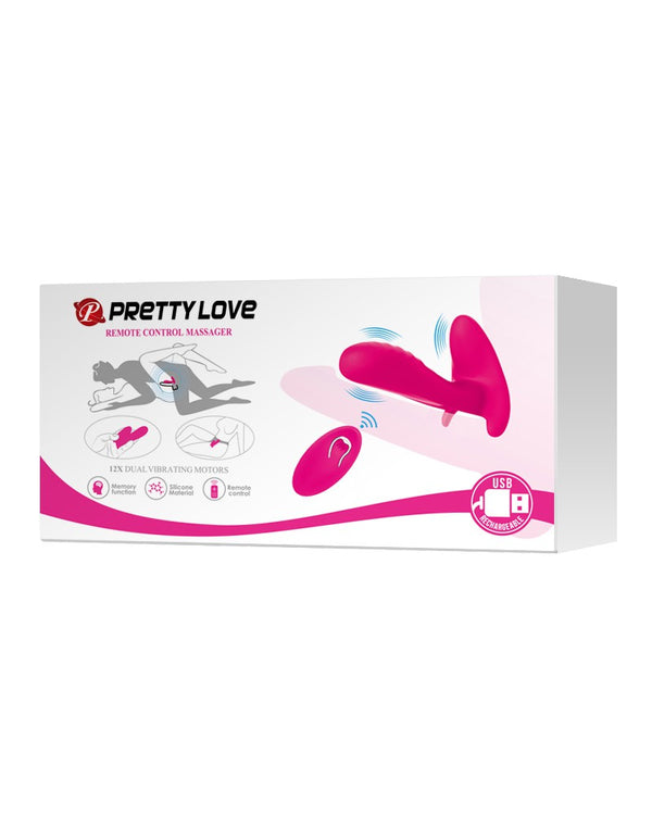 Pretty Love - Massager met afstandsbediening - Roze