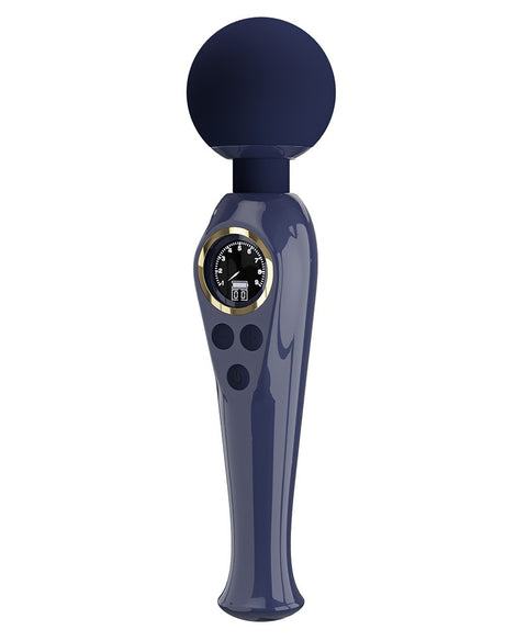 Pretty Love - Skyler - Wand Vibrator met Digitaal LED Display - Donkerblauw