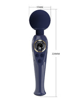 Pretty Love - Skyler - Wand Vibrator met Digitaal LED Display - Donkerblauw