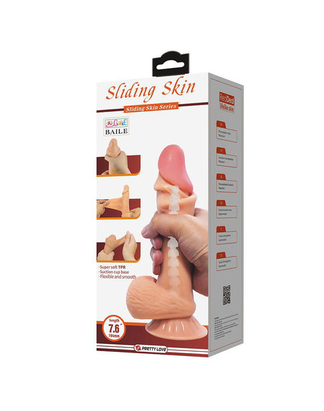 Pretty Love - Duvall - Sliding Skin 19.4 cm (Ø 4.2 cm) - Nude