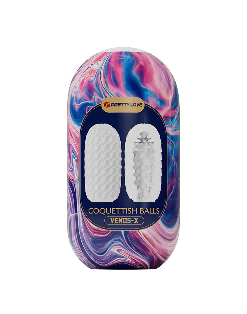 Pretty Love - Venus X - Coquettisch Ball - Masturbator - Wit