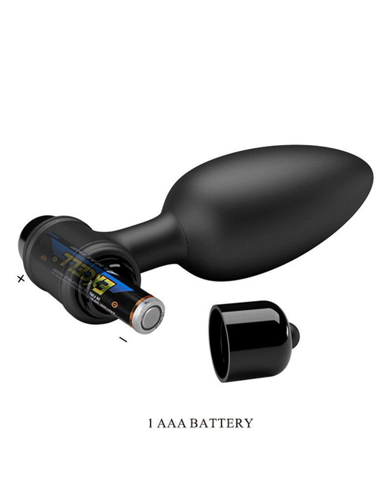 Pretty Love - Vibra Buttplug II - Vibrerende Buttplug - Zwart