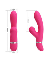 Pretty Love - Willow - Rabbit Vibrator met Zuigfunctie - Roze