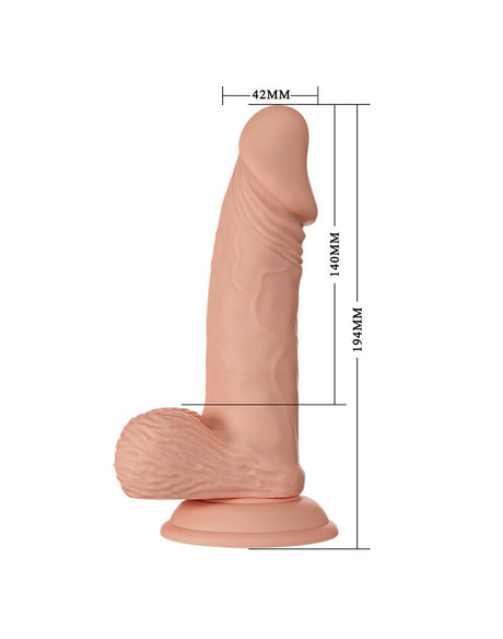 Pretty Love - Zebulon - Realistische Dildo 19.4 cm - Nude
