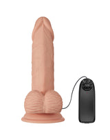 Pretty Love - Zebulon - Realistic Vibrating Dildo 19.4 cm - Nude