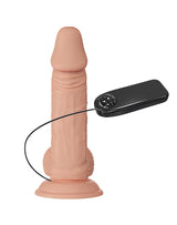 Pretty Love - Zebulon - Realistic Vibrating Dildo 19.4 cm - Nude