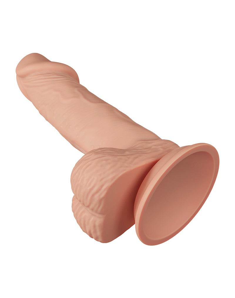 Pretty Love - Zebulon - Realistic Vibrating Dildo 19.4 cm - Nude