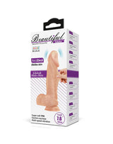 Pretty Love - Zebulon - Realistic Vibrating Dildo 19.4 cm - Nude