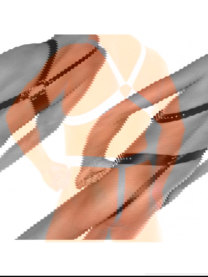 Rimba - luxe Body harnas met cockring Ø 40 en 50 mm