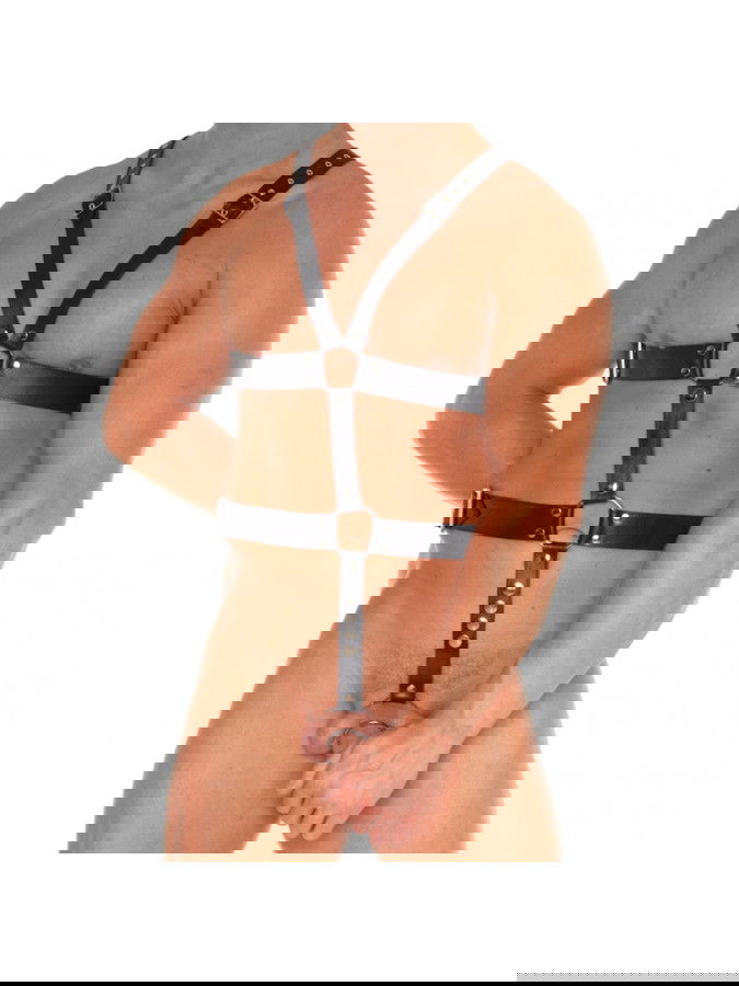 Rimba - luxe Body harnas met cockring Ø 40 en 50 mm